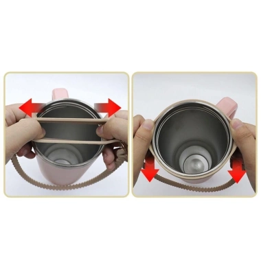Giá đỡ chai nước KANNERT - Tay cầm silicone mềm, dây buộc chống trượt, phụ kiện thời trang cho cốc, chỉ 108.240 VND