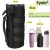 Giá đỡ chai nước Molle thể thao du lịch – Dây rút mở trên, đáy lưới, giảm giá 19% 3