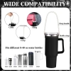 Giá Đỡ Chai Nước Silicon Dây Đeo Sling - Hộp Đựng 8‑40 oz, Tương Thích Cốc Stanley 3
