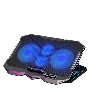 Giá Đỡ Đế Tản Nhiệt Laptop & Tablet HXSJ VIP 4 Quạt 7 Mức, Đèn LED Gaming, Làm Mát Nhanh - Giá 189k 8