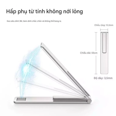 Giá Đỡ Điện Thoại Dán Lưng Gấp Gọn, Hỗ Trợ Ngang Dọc Tiện Lợi Bảo Vệ Đặt Mặt 3