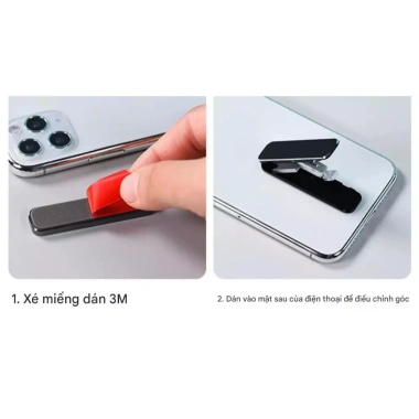 Giá Đỡ Điện Thoại Dán Lưng Gấp Gọn, Hỗ Trợ Ngang Dọc Tiện Lợi Bảo Vệ Đặt Mặt 7
