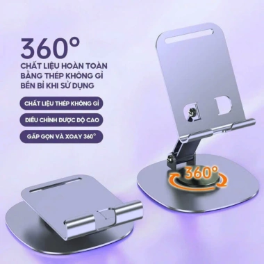 Giá đỡ điện thoại để bàn FIVELIGHT thiết kế chắc chắn gập lại và điều chỉnh đa năng chỉ 24.000 VND 2