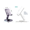 Giá đỡ điện thoại iPad hợp kim xoay 360 gấp gọn - Kệ đỡ iPhone Android TPS chỉ 22.900đ 3