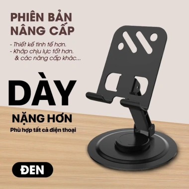 Giá đỡ điện thoại iPad hợp kim xoay 360 gấp gọn - Kệ đỡ iPhone Android TPS chỉ 22.900đ 9
