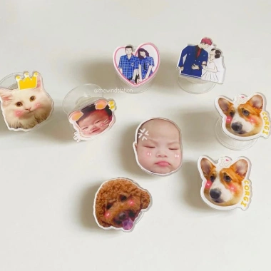 Giá đỡ điện thoại mica in hình tùy chỉnh - Siêu bền, giá chỉ 25.000 VND 2