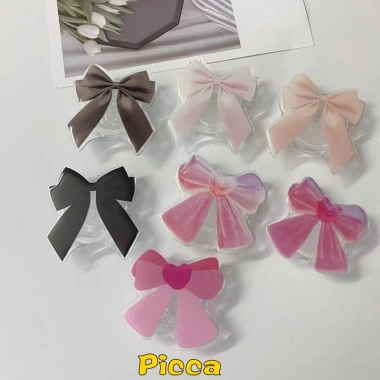 Giá Đỡ Điện Thoại Nơ Bướm Hoa Ngôi Sao Sang Trọng, Gấp Gọn Linh Hoạt Hàn Quốc