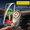 Giá đỡ điện thoại ô tô C23 Scar kẹp tự động, sạc không dây 66W, lộ mạch gắn cửa gió - Giá chỉ 275k 2