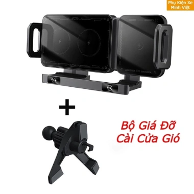Giá Đỡ Điện Thoại Ô Tô Cảm Ứng Thông Minh Xoay 90° Sạc Không Dây Cao Cấp 2.025 10 Giá Đỡ Điện Thoại Ô Tô Cảm Ứng Thông Minh Xoay 90° Sạc Không Dây Cao Cấp 2.025 10