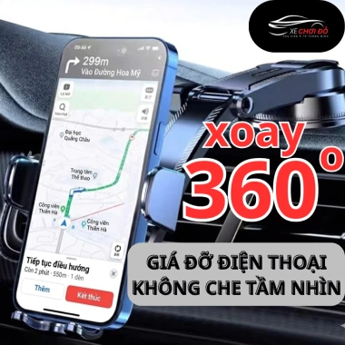 Giá Đỡ Điện Thoại Ô Tô Dạng Thác Nước Xoay 360° Không Che Tầm Nhìn A88 – 99.000₫