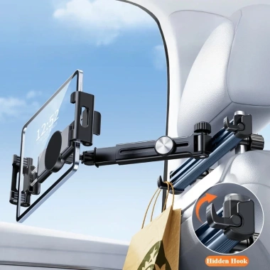 Giá đỡ điện thoại ô tô Hipacool - Giá đỡ máy tính bảng ghế sau, điều chỉnh từ tính 4.7-12.9 inch, giảm giá 20% 6