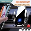 Giá đỡ điện thoại ô tô sạc không dây 15W, kẹp tự động xoay 360°, lắp cửa gió - 245k