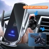 Giá đỡ điện thoại ô tô sạc không dây 15W, kẹp tự động xoay 360°, lắp cửa gió - 245k 7