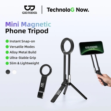 Giá đỡ điện thoại từ tính GOOJODOQ - Cấu trúc tam giác ổn định, gập lại di động, 4 chế độ, chỉ 199.000₫