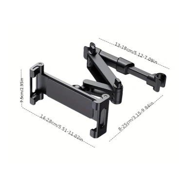 Giá Đỡ Điện Thoại và Tablet 4.7-13 inch Gắn Ghế Sau Xe - Phù Hợp iPad Pro 12.9 và Thiết Bị Lớn, Giá 69.800 VND