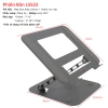 Giá đỡ Dino LS523/LS515 - Nâng hạ độ cao, tản nhiệt Laptop, MacBook, iPad - 270k 10