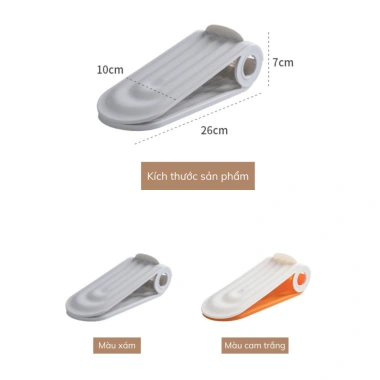 Giá đỡ giày gấp đôi cao cấp siêu dày - Đế 4 nấc thông minh, điều chỉnh, tiết kiệm không gian, giá 12.437₫