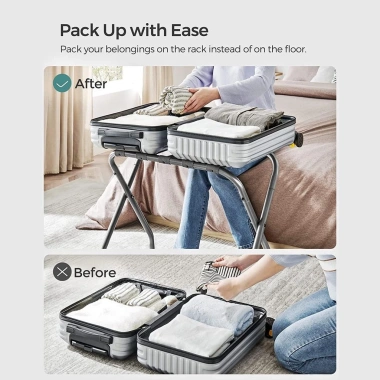 Giá Đỡ Hành Lý Gập Lại Baosity Nhẹ Di Động Bảo Quản Vali Du Lịch Phòng Khách Ký Túc Xá Chỉ 392.000đ 5