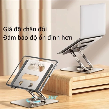 Giá đỡ hợp kim nhôm L65 Vu Studio - Chân xoay 360 độ cho Laptop, MacBook, iPad - 694.930 VND
