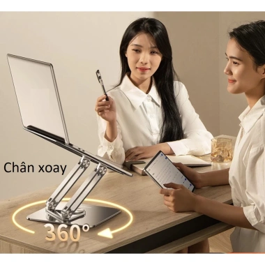Giá đỡ hợp kim nhôm L65 Vu Studio - Chân xoay 360 độ cho Laptop, MacBook, iPad - 694.930 VND 4 Giá đỡ hợp kim nhôm L65 Vu Studio - Chân xoay 360 độ cho Laptop, MacBook, iPad - 694.930 VND 4