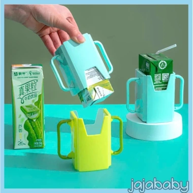 Giá đỡ hộp sữa MS349 – Khay đựng có quai cầm, bé tự uống dễ dàng, chỉ 16.800đ