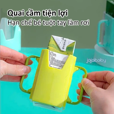 Giá đỡ hộp sữa MS349 – Khay đựng có quai cầm, bé tự uống dễ dàng, chỉ 16.800đ