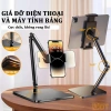 Giá đỡ iPad, điện thoại hợp kim nhôm 360 độ trục xoay 4 chiều, chống rung, chắc, gấp gọn