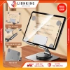 Giá đỡ iPad Laptop gấp gọn xoay 360° kim nhôm, silicon chống trượt - LionKing 3