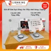 Giá đỡ iPad Laptop gấp gọn xoay 360° kim nhôm, silicon chống trượt - LionKing 6