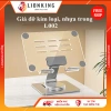 Giá đỡ iPad Laptop gấp gọn xoay 360° kim nhôm, silicon chống trượt - LionKing 10