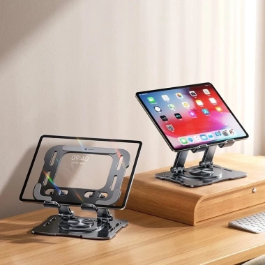 Giá Đỡ iPad & Laptop Xoay 360° Hợp Kim Thép Cao Cấp – Gập Gọn, Giá 75.800₫