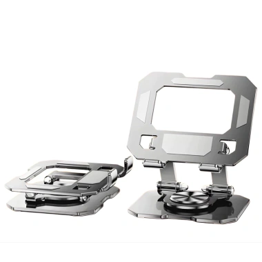 Giá đỡ iPad, máy tính bảng, điện thoại xoay 360 độ kim loại chắc chắn đa năng 7