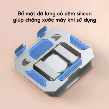Giá đỡ iPad, máy tính bảng hợp kim nhôm xoay 360°, gập gọn tiện lợi - 75.000₫