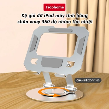 Giá Đỡ iPad & Máy Tính Bảng Xoay 360 Gấp Gọn, Hợp Kim Nhôm SMTech, Giá 82.000đ
