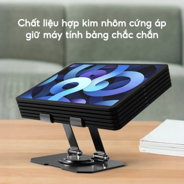Giá Đỡ Ipad P2 - Kệ Tablet Cao Cấp Xoay 360, Gấp Gọn Tiện Lợi, Tản Nhiệt, Chỉ 109.000 4