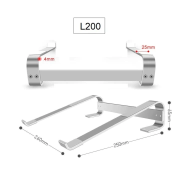 Giá đỡ kệ tản nhiệt L200 L210 cho Macbook, Laptop - Nhôm cao cấp, chắc chắn, chỉ 220.000₫