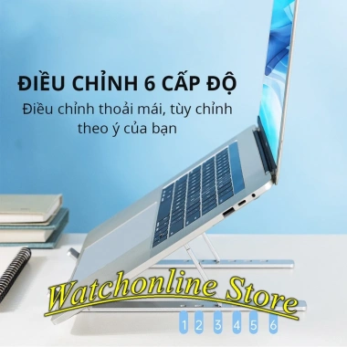 Giá đỡ kim loại chữ X điều chỉnh độ cao, tản nhiệt cho laptop, MacBook, iPad - Giá chỉ 90.000₫