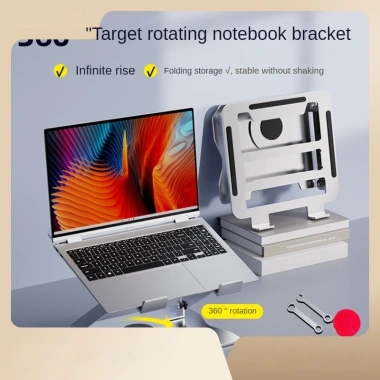 Giá Đỡ Kim Loại Laptop Tablet - Tản Nhiệt, Điều Chỉnh Độ Cao Góc Máy, Giá 170k 8