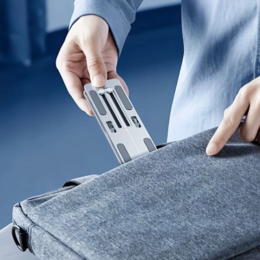 Giá đỡ kim loại N3 cho laptop và máy tính bảng - điều chỉnh góc, tản nhiệt tốt, gấp gọn, chỉ 115.000 VND