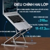 Giá đỡ laptop 2 tầng gấp gọn nhôm VNNETLAN - Độ cao điều chỉnh, tản nhiệt, giảm 99.000₫ 4