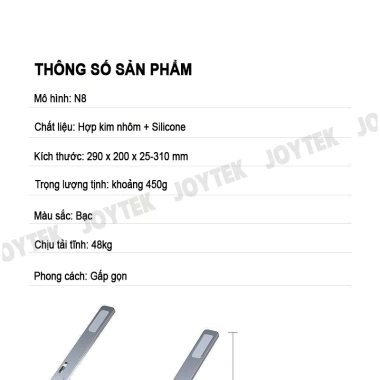 Giá Đỡ Laptop 2 Tầng Nhôm Điều Chỉnh Độ Cao, Tản Nhiệt, Phù Hợp MacBook và iPad - Giá 115k 9 Giá Đỡ Laptop 2 Tầng Nhôm Điều Chỉnh Độ Cao, Tản Nhiệt, Phù Hợp MacBook và iPad - Giá 115k 9