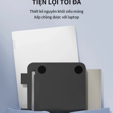Giá Đỡ Laptop Aiodiy Hợp Kim Nhôm Bền, Chịu Lực Tốt, Cho MacBook, iPad, Máy Tính Bảng