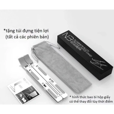 Giá đỡ laptop Air Pro 45W-85W, tản nhiệt gấp gọn, điều chỉnh độ cao N3 H5 - 45.000đ
