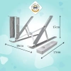 Giá Đỡ Laptop Cao Cấp Điều Chỉnh Chiều Cao Đệm Silicon 11-17 inch - Giá 136k 2