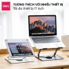 Giá Đỡ Laptop Deli Tản Nhiệt Xoay 360° Hợp Kim Thép, Điều Chỉnh Thấp Văn Phòng 7