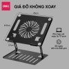 Giá Đỡ Laptop Deli Tản Nhiệt Xoay 360° Hợp Kim Thép, Điều Chỉnh Thấp Văn Phòng 9