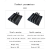 Giá đỡ laptop dọc điều chỉnh, khe cắm kép, tiết kiệm không gian cho laptop & tablet 8