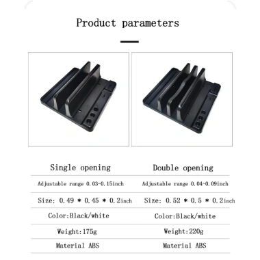 Giá đỡ laptop dọc điều chỉnh, khe cắm kép, tiết kiệm không gian cho laptop & tablet