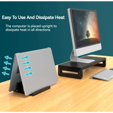 Giá Đỡ Laptop Đứng Để Bàn Tiện Lợi, Chống Trượt, Thoáng Khí - Giá 103.402đ