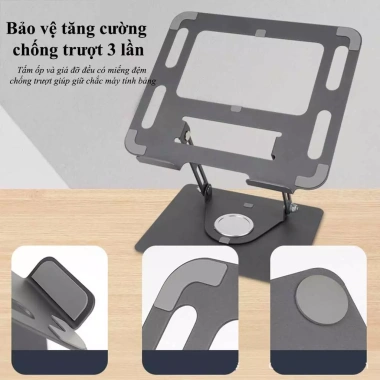 Giá đỡ Laptop Essager K95 chân xoay 360° - Đế tản nhiệt thép, giá 219.000đ 2